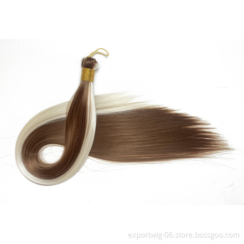 Wholesale Synthetic  Extension  Braiding Hair Straight Hair Bundle Crochet Synthetic Braiding Hair Pre Stretch Wholesale Crochet